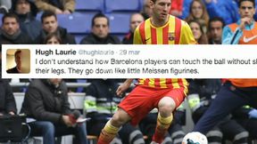 Dr House śmieje się z piłkarzy Barcelony: Upadają jak figurki z porcelany