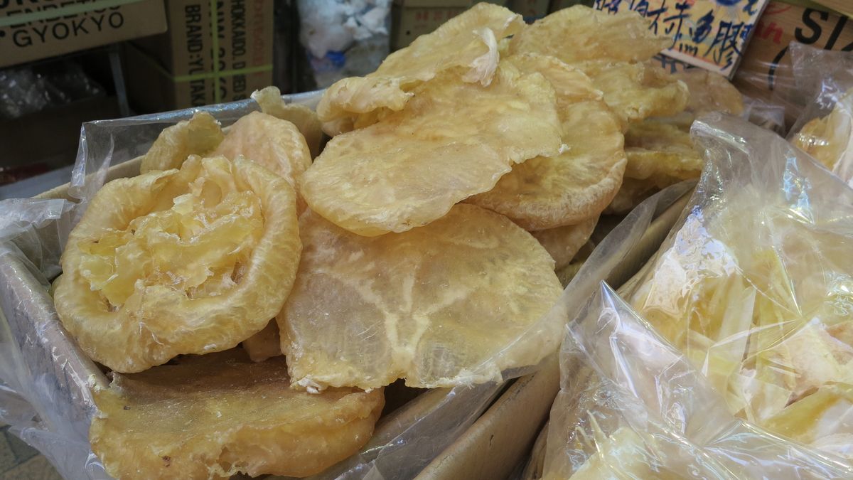 Suszona meduza z dodatkiem soli