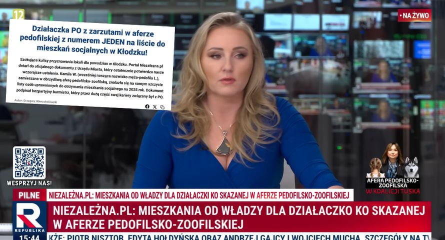 TV Republika i Niezalezna ujawniły, gdzie mieszkają dzieci "bohaterów" afery pedofilskiej