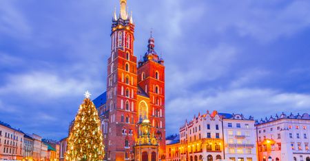 Pogoda w Krakowie. Prognoza na czwartek 1 stycznia. Chłodno, śnieg i dużo chmur