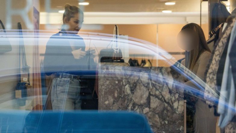 Małgorzata Socha na zakupach