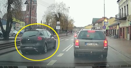 Kierowca chciał być sprytny. Sprawiedliwość dopadła go natychmiast