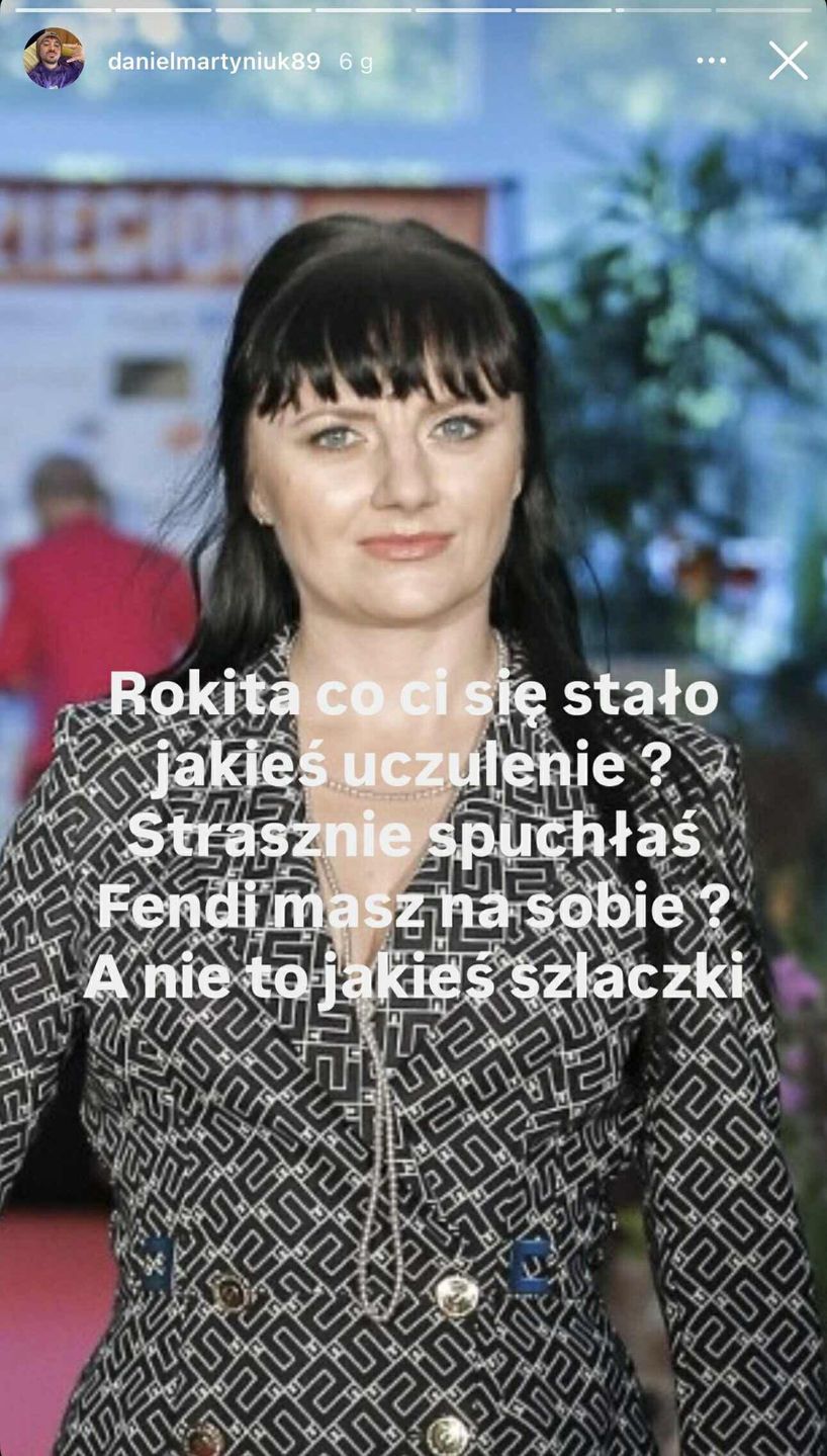 Daniel Martyniuk atakuje dziennikarkę
