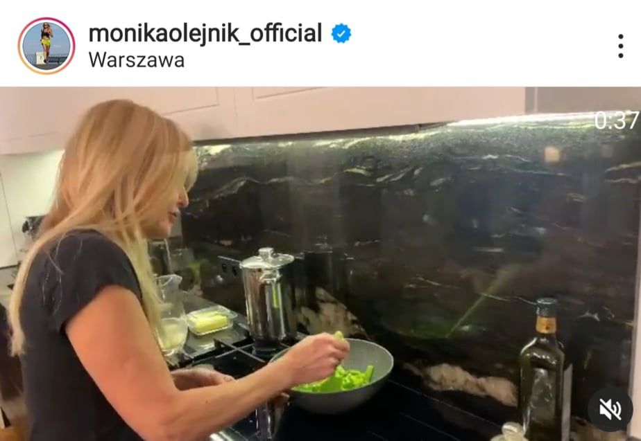Monika Olejnik - jak mieszka?