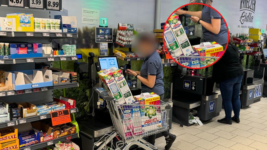 Klienci widzieli, jak ekspedientka wykupuje promocyjny asortyment