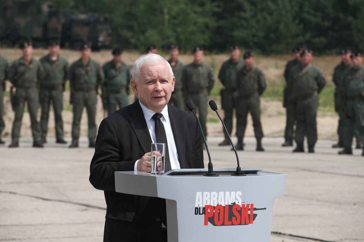 Jarosław Kaczyński zapowiedział zakup amerykańskich czołgów 