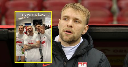 Polacy świętowali w szatni. Zdjęcie Puchacza hitem
