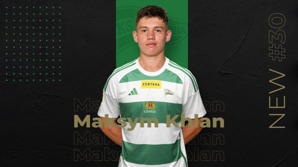 Materiały prasowe / Lechia Gdańsk / Na zdjęciu: Maksym Chłań