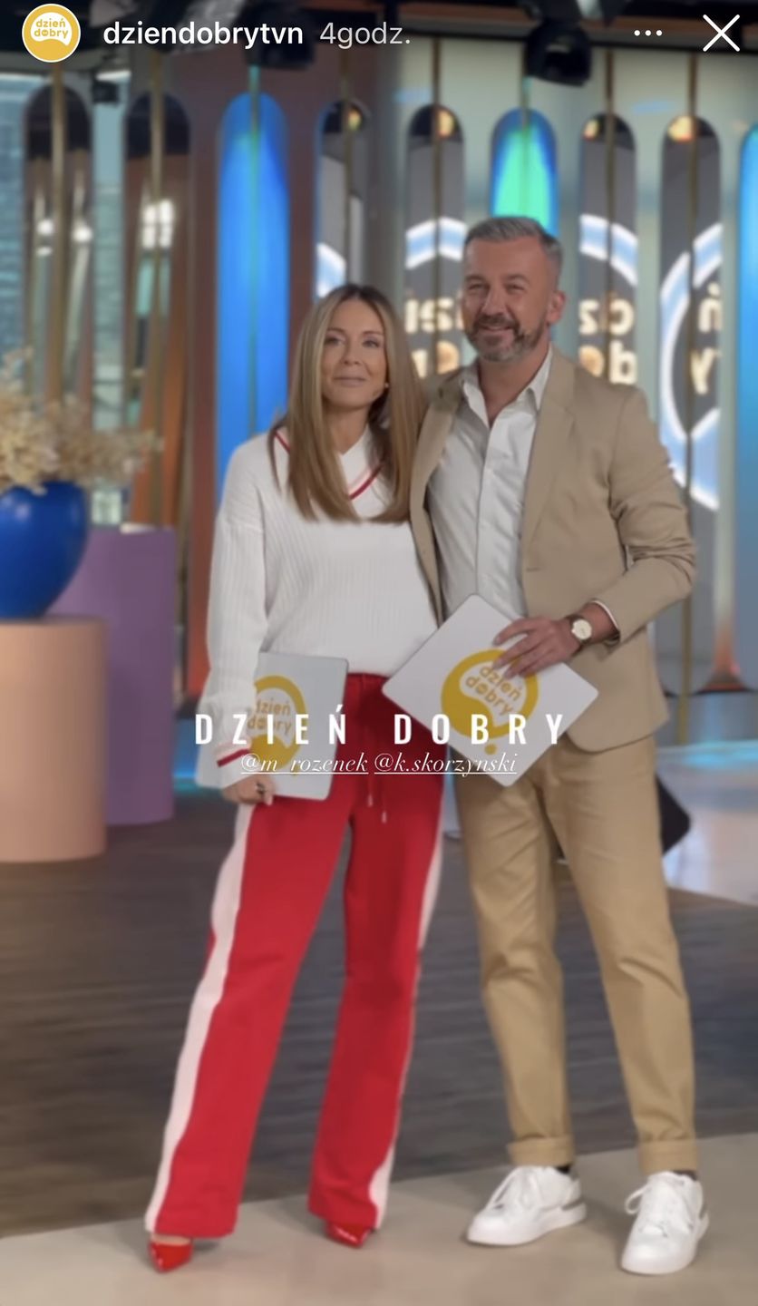 Małgorzata Rozenek i Krzysztof Skórzyński