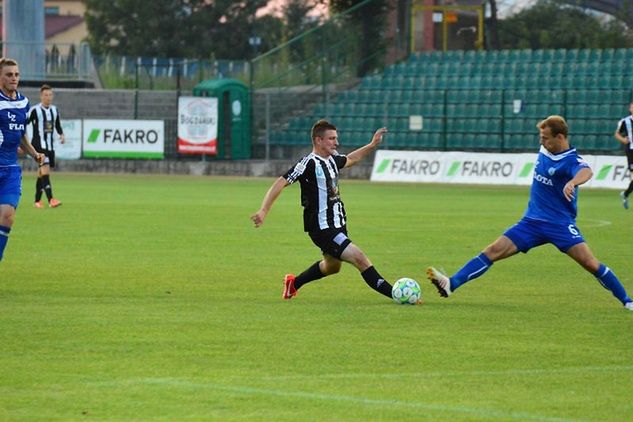 Maciej Bębenek zagrał bardzo dobrze w meczu z Flotą, fot. Jarosław Para, sandecja.com.pl