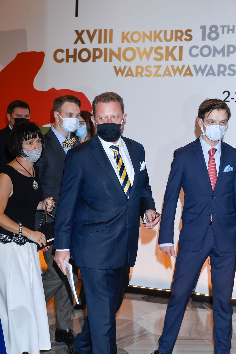 Łukasz Szumowski na gali finałowej Konkursu Chopinowskiego