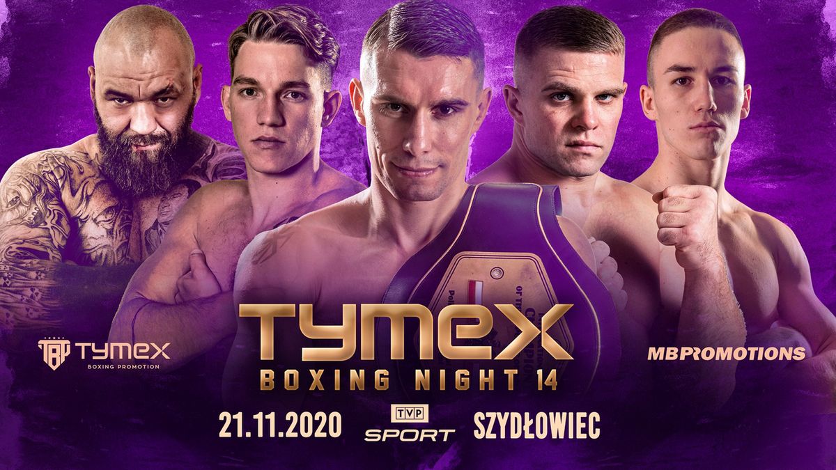 Plakat promujący Tymex Boxing Night