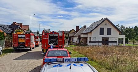 Pożar domu na pilskim Motylewie