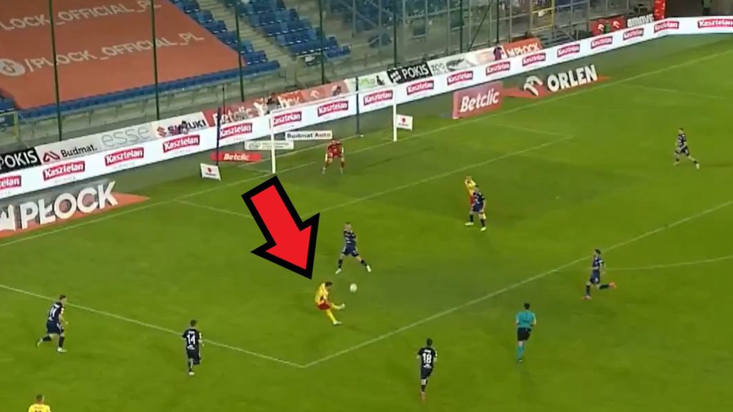 Twitter / TVP Sport / Piękny gol Majewskiego