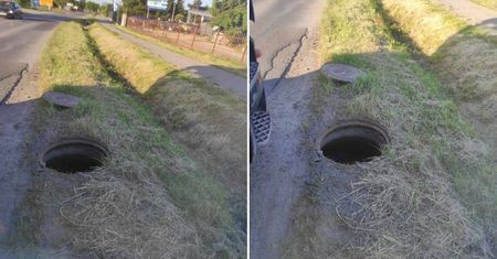 Uwaga na otwartą studzienkę! „Obiekt stanowi bardzo duże niebezpieczeństwo”