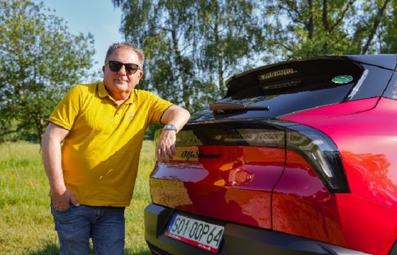 Robert Makłowicz w Alfie Romeo