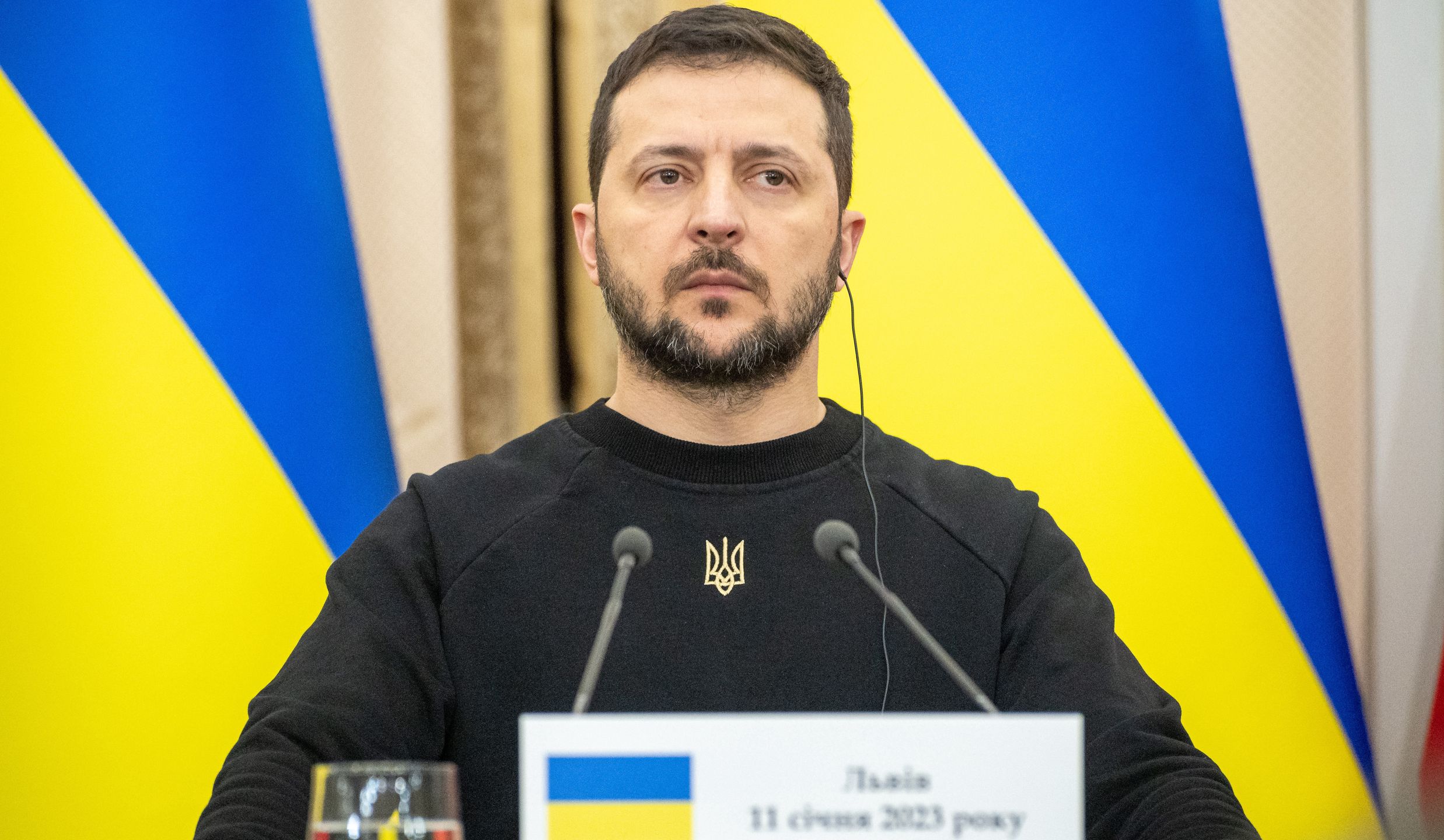 Prezydent Ukrainy Wołodymyr Zełenski