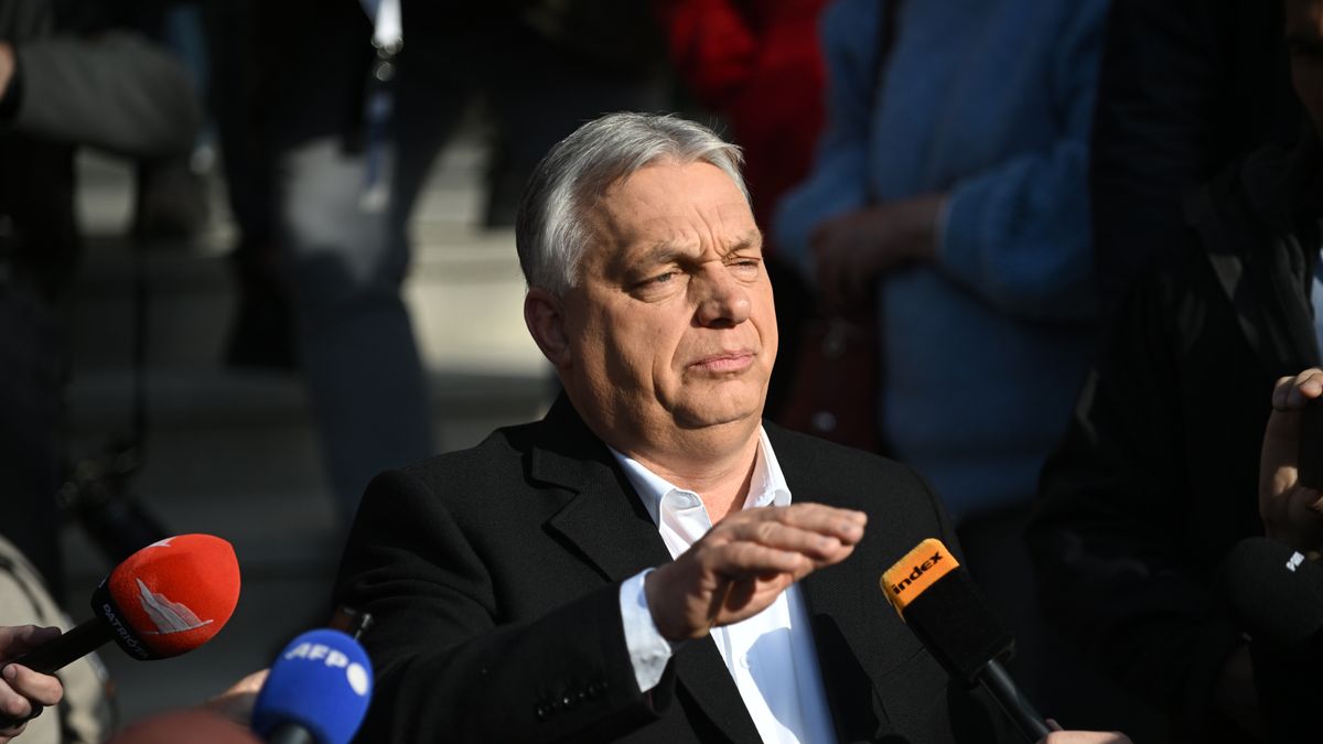 Viktor Orban, Prime Minister of Hungary, casts his ballot in Budapest, Hungary, on April 12, 2026, as Hungarians head to the polls for a general election. Analysts indicate that Prime Minister Orban is facing his toughest electoral challenge in 16 years. (Photo by Balint Szentgallay/NurPhoto via Getty Images)