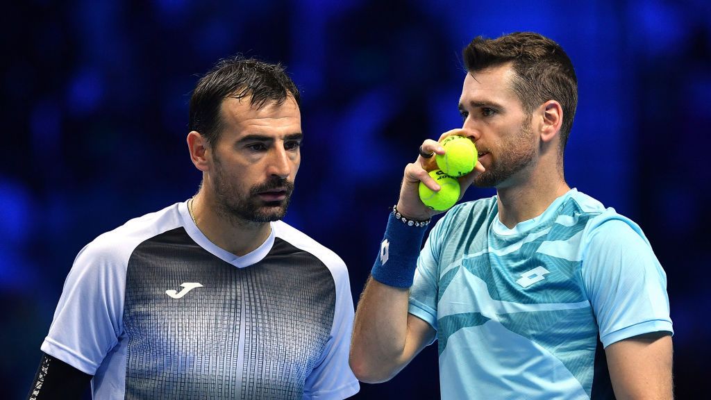 Getty Images / Valerio Pennicino / Na zdjęciu od lewej: Ivan Dodig i Austin Krajicek