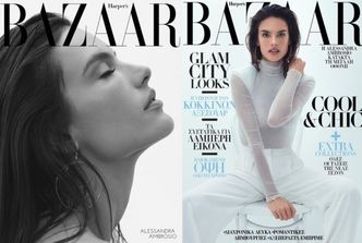 Alessandra Ambrosio na okładce "Harper's Bazaar"