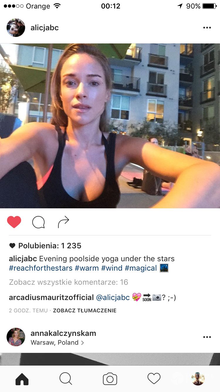 Alicja Bachleda-Curuś bez makijażu. Zdjęcia 2016