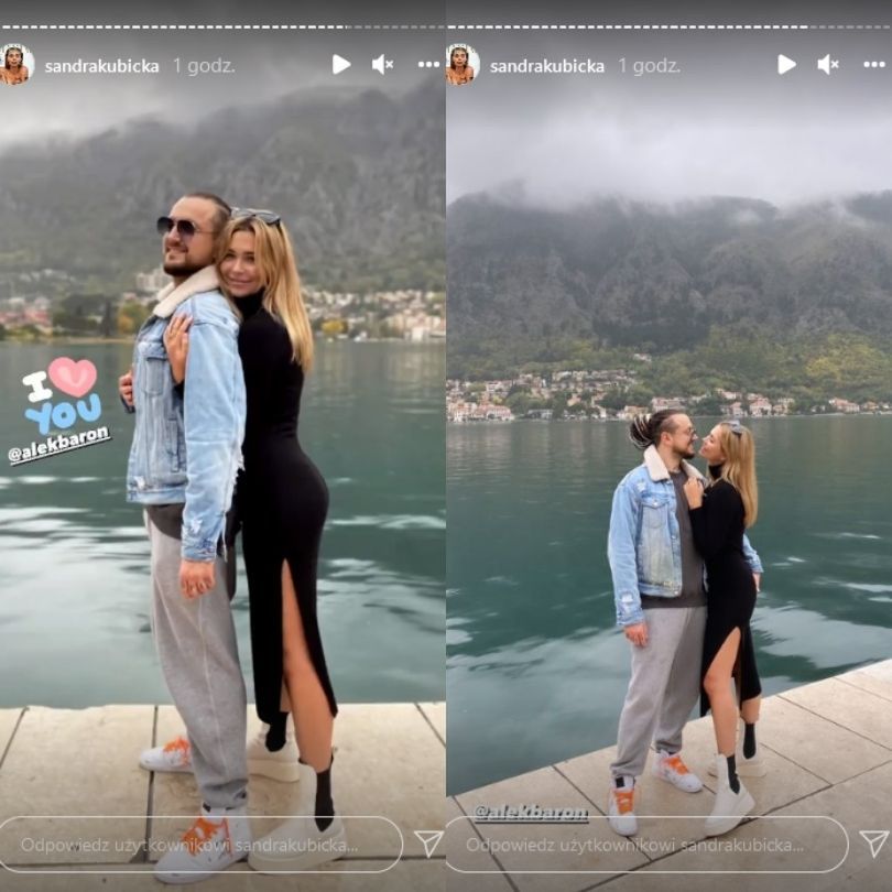 Sandra Kubicka i Baron relaksują się na wakacjach w Czarnogórze