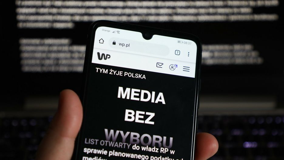 "Media bez wyboru" to ogólnopolska akcja protestacyjna branży medialnej. Do protestu mediów przyłączyła się także Wirtualna Polska.