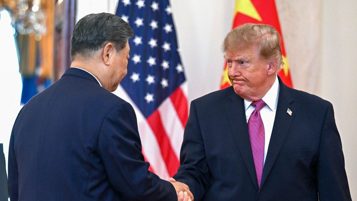 Spotkanie Xi Jinping z Donaldem Trumpem.