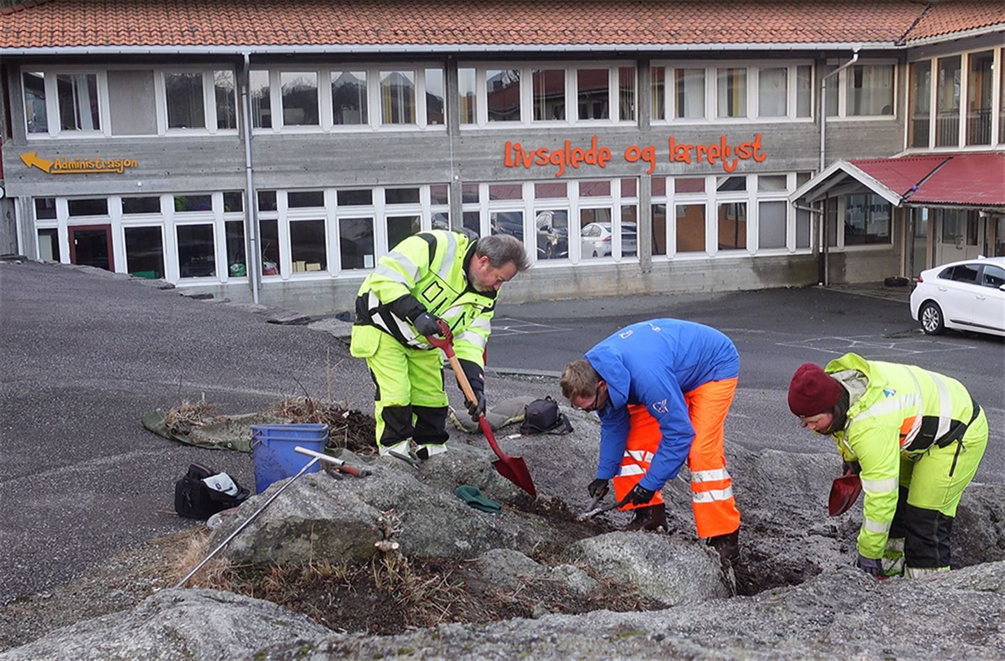 Dziecko znalazło sztylet, archeolodzy nic więcej. Zdjęcie z gminy okręgu Vestland