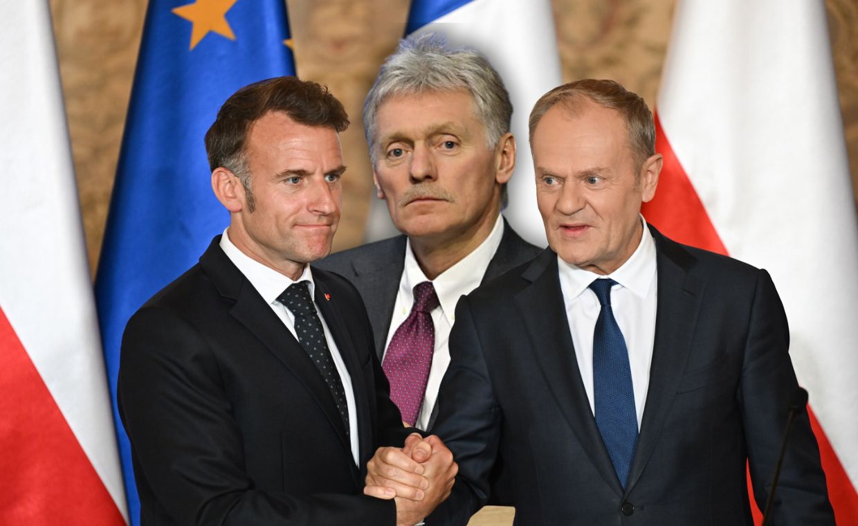 Jest reakcja Kremla na słowa Macrona w Gdańsku