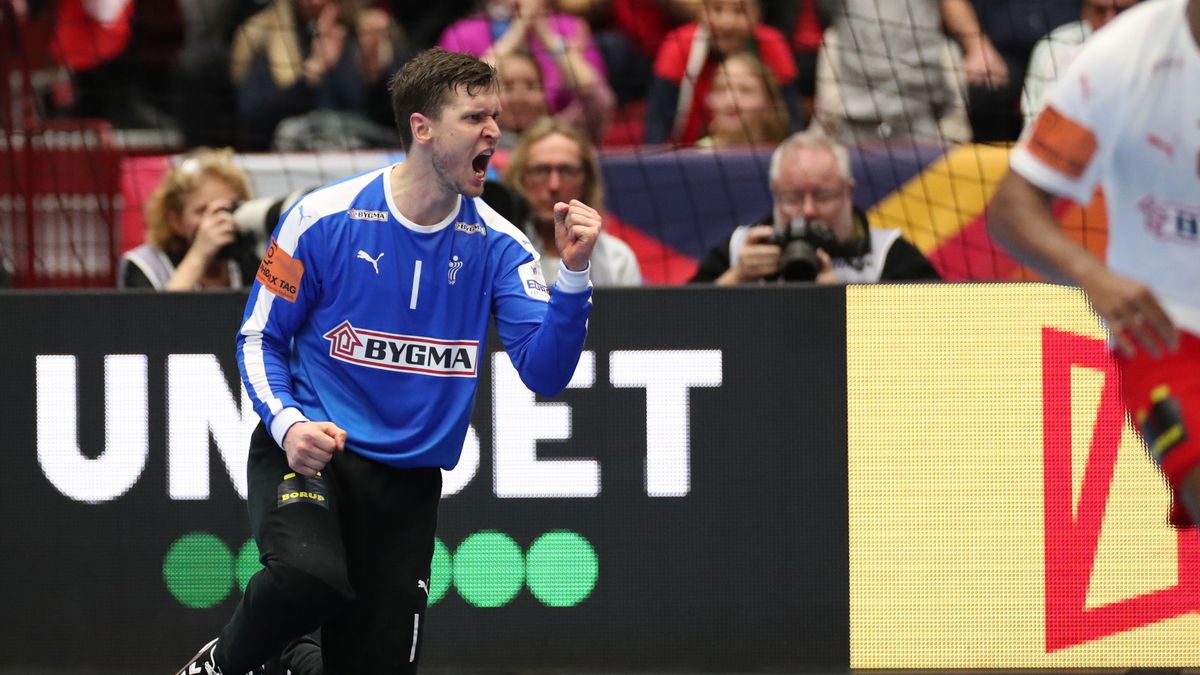 PAP/EPA / ANDREAS HILLERGREN / Na zdjęciu: Niklas Landin