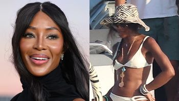 Obwieszona biżuterią Naomi Campbell byczy się na Ibizie. Dalibyście jej 56 LAT? (FOTO)