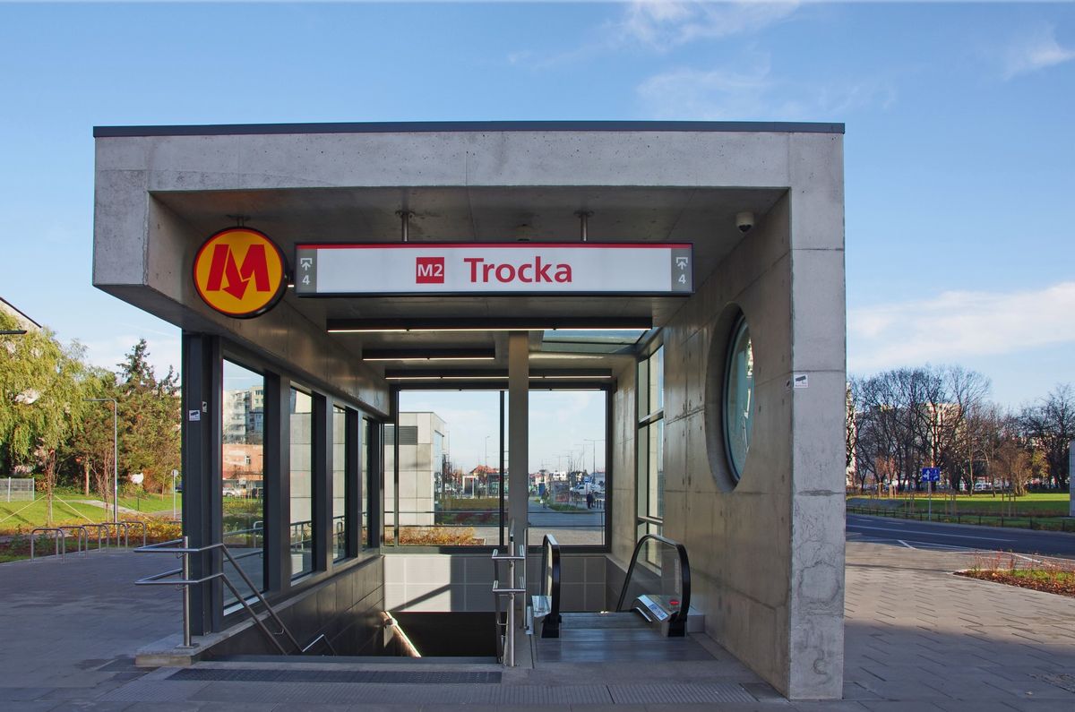 Zamknięta stacja Trocka. Metro kursuje do stacji Targówek Mieszkaniowy