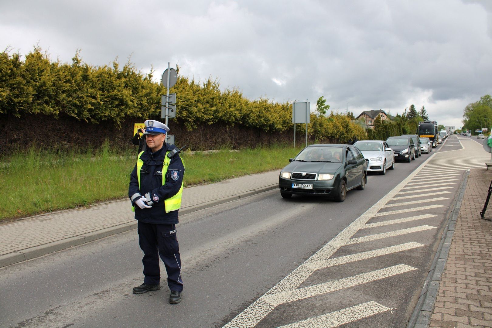 Protest mieszkańców gminy i miasta Kobylnica.