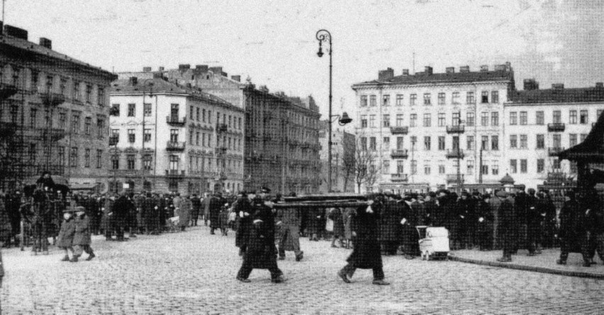 Plac Muranowski przed wojną. Tu Żydowski Związek Wojskowy stoczył zażartą bitwę z Niemcami