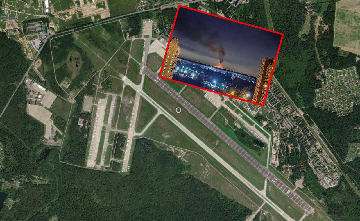 Attack on Chkalovsky Airport near Moscow