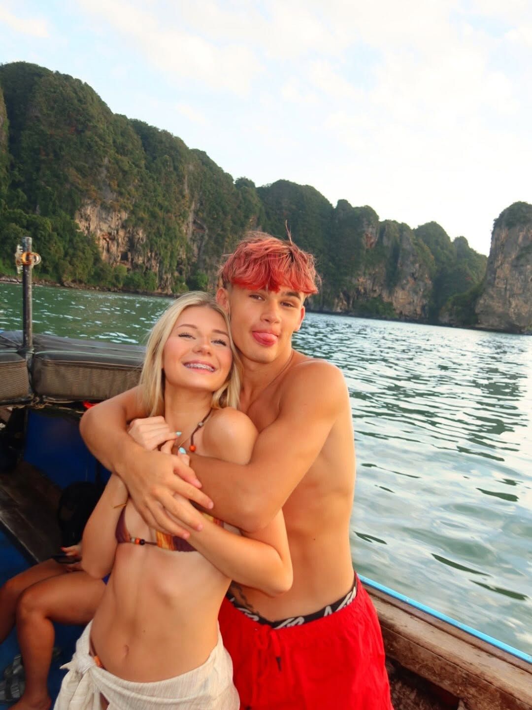 Eliza Macudzińska z chłopakiem