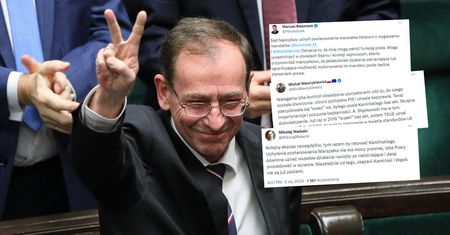 Lawina komentarzy po decyzji Izby SN ws. mandatu Mariusza Kamińskiego