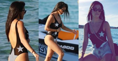 Kourtney Kardashian w kostiumie polskiej marki
