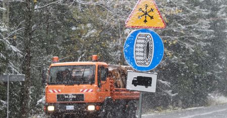 W Zakopanem spadł pierwszy tej jesieni śnieg