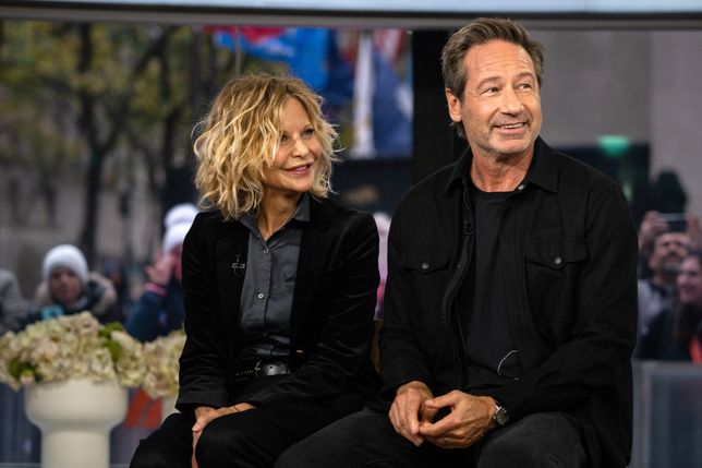 Meg Ryan i David Duchovny promują swój nowy film "What Happens Later"