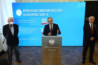 MZ: Przybyło 1,2 tys. łóżek dla chorych na COVID-19, nowy schemat dla zakażonych