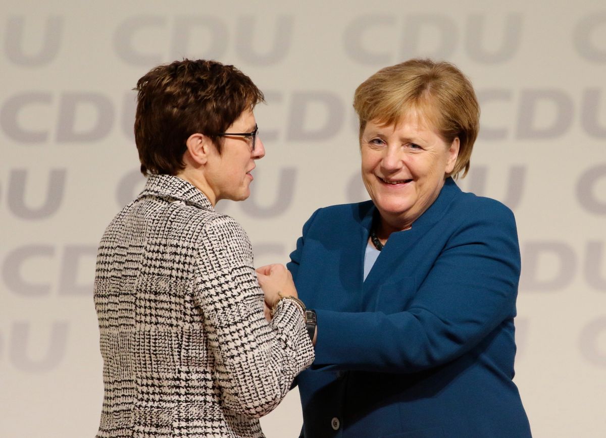 Annegret Kramp-Karrenbauer nową szefową CDU. Zwycięstwo "Mini-Merkel"