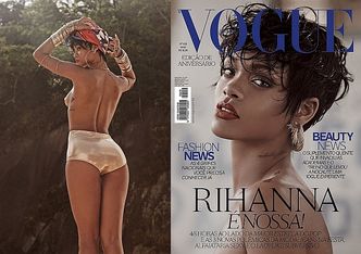 Rihanna POKAZUJE BIUST w "Vogue'u"!