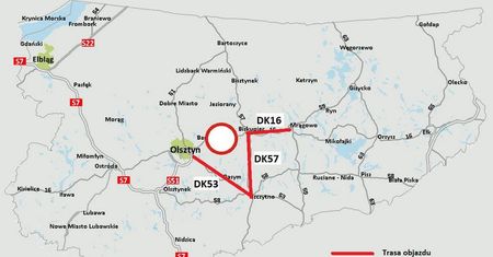 Barczewo. Ewakuacja mieszkańców. DK 16 zamknięta