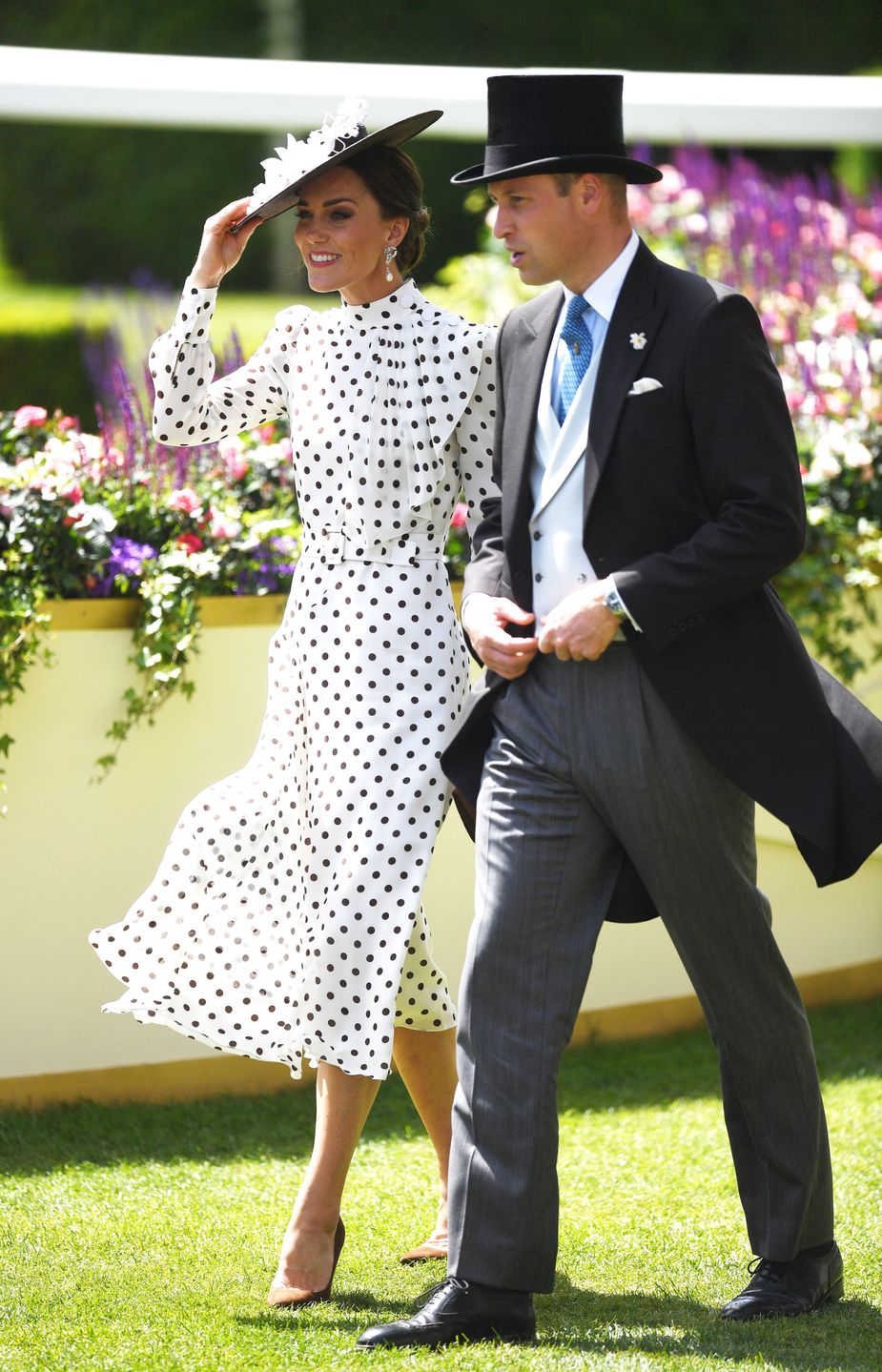 Książę William i księżna Kate na królewskich wyścigach konnych w Ascot 