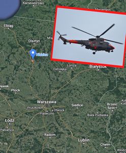 Poderwano helikopter Anakonda. Coś spadło koło Nidzicy?