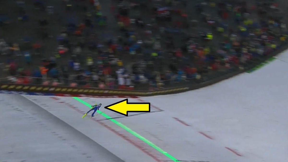 Twitter / Eurosport Polska / Na zdjęciu: lot Aleksandra Zniszczoła