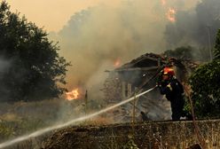 Pożar w Grecji. Ewakuacja wiosek w pobliżu Koryntu
