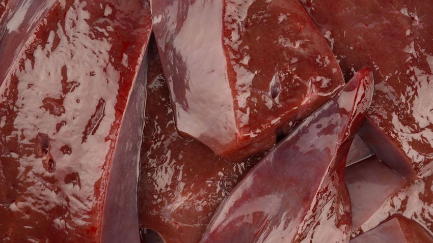 Surowa wątroba z wołowiny nowozelandzkiej